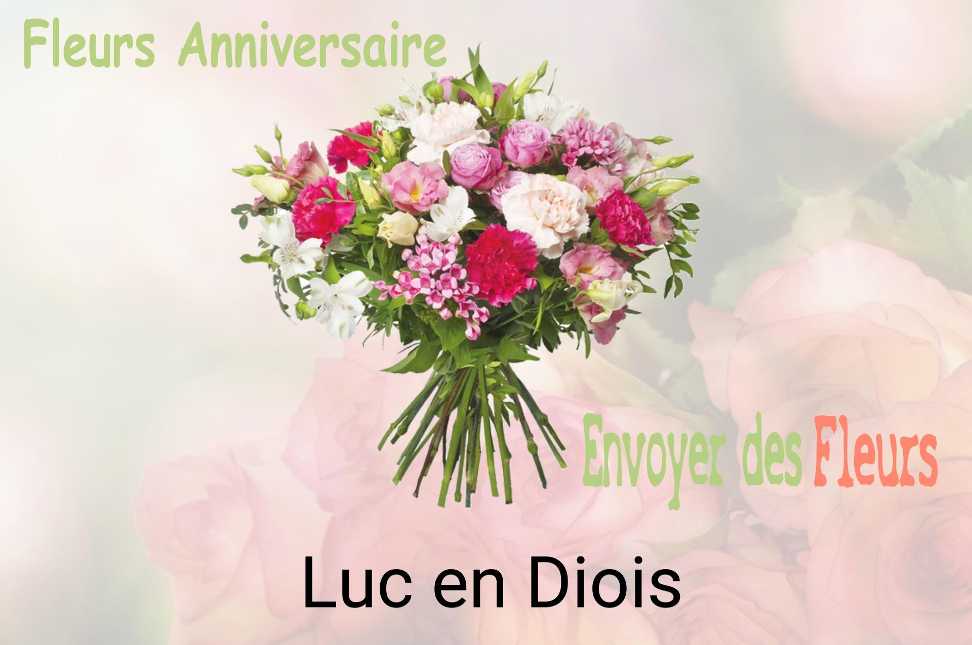 Bouquet de fleurs d’anniversaire livré à Luc-en-Diois